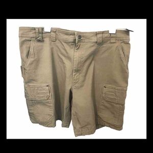 Men's Duluth Trading Co Flex Firehose Tan Cargo Shorts